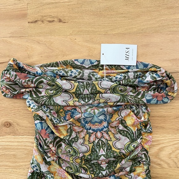NWT- Misa Los Angeles Fiorella Dress in Dolce vita kaleidoscope - Picture 3 of 5